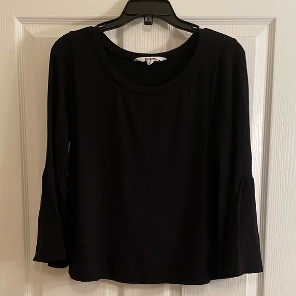 BB DAKOTA Bell Flare Pull Over Sweater in Black - Picture 12 of 13